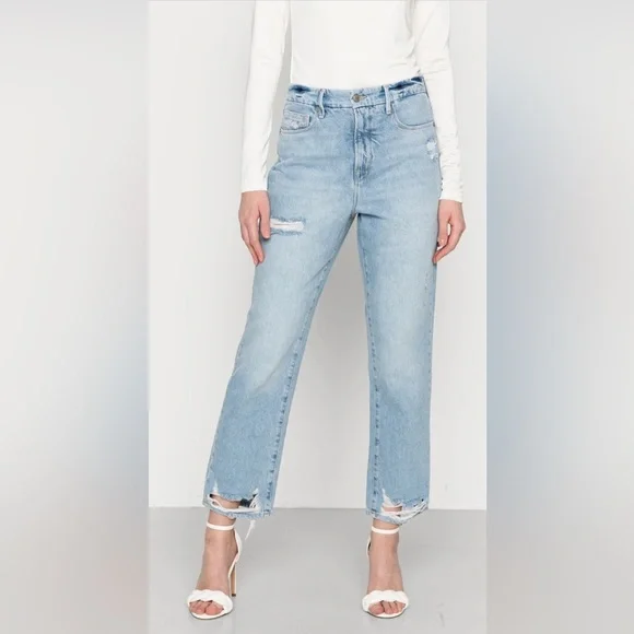 NEW GOOD AMERICAN - Good Boy Vintage Inspired curvy Jean with Tummy Tech - Picture 5 of 15